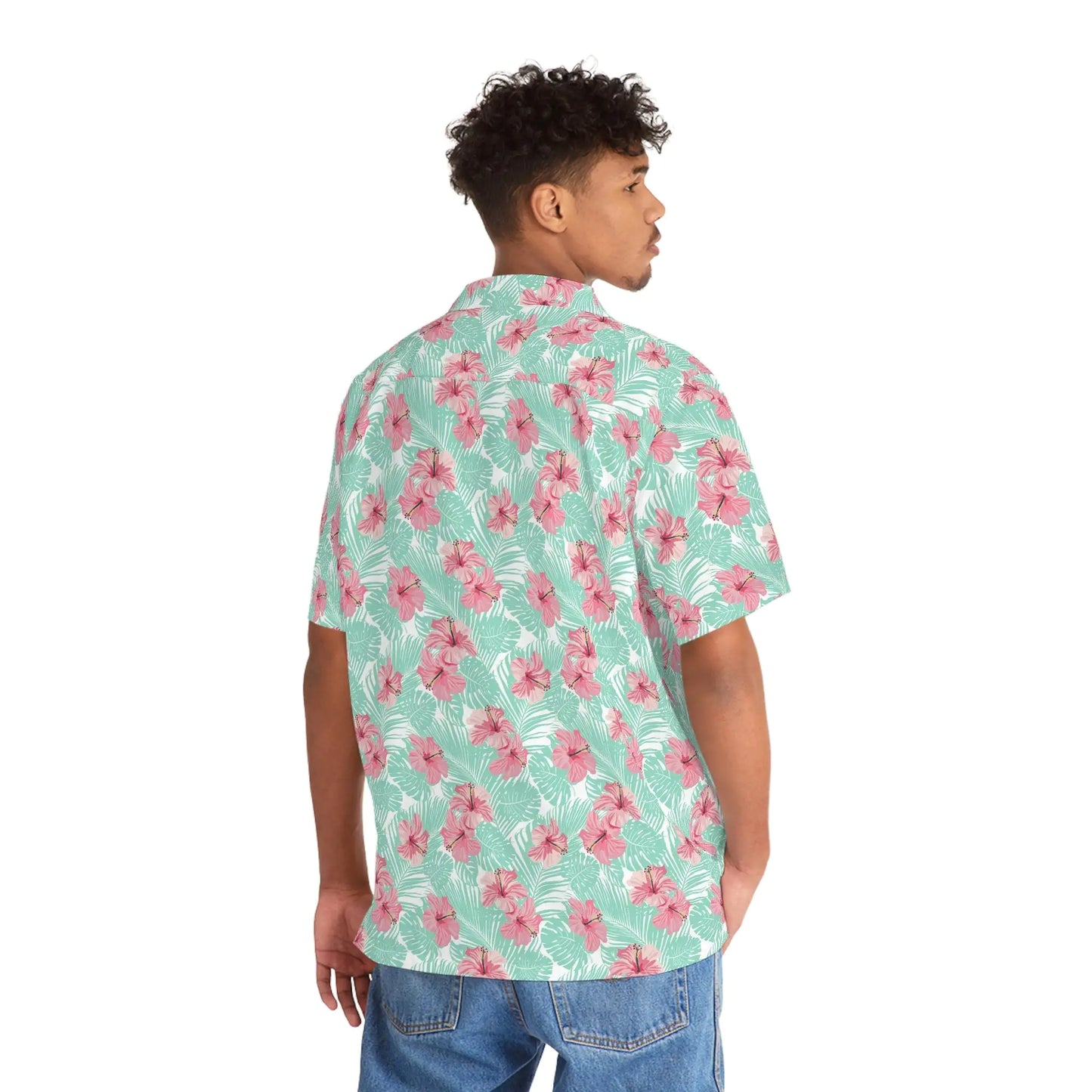 Men's Tropical Sky Garden Floral Hawaiian Shirt