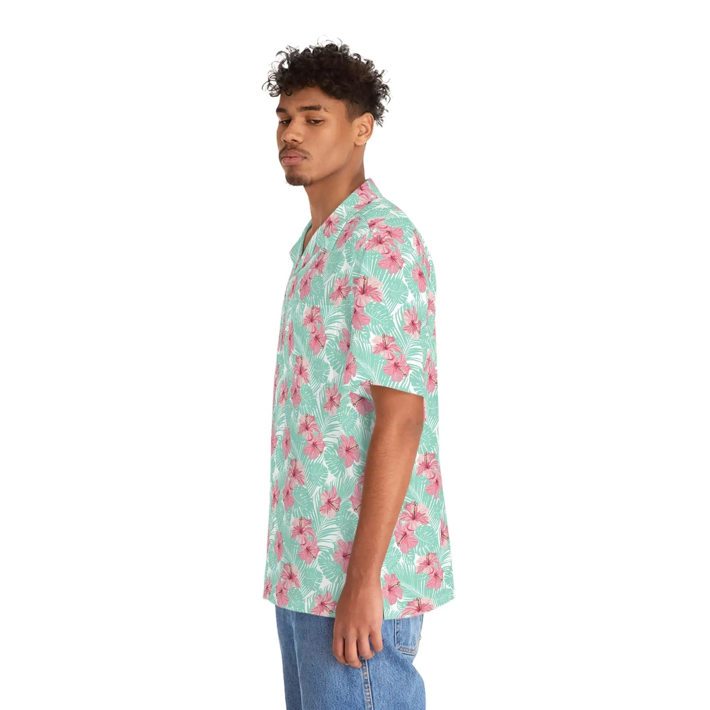 Men's Tropical Sky Garden Floral Hawaiian Shirt