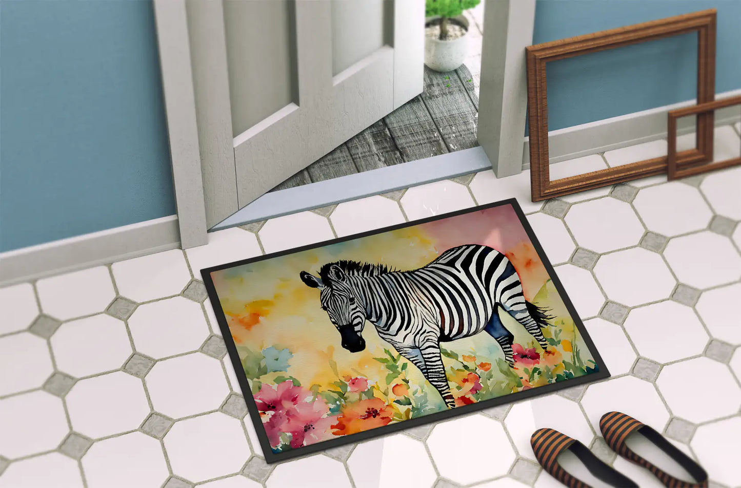 Zebra Doormat